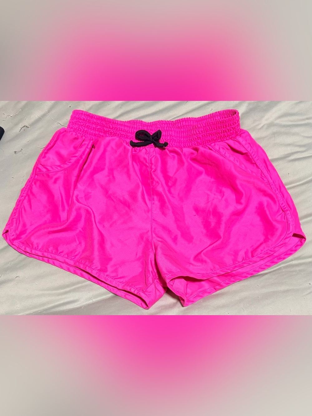 Xhilaration Girls Hot Pink Athletic Shorts - Unbranded - Picture 1 of 3